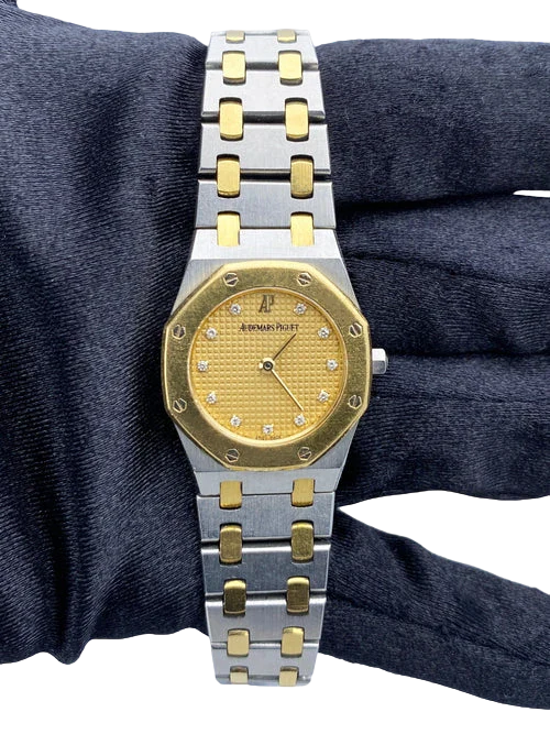 Audemars Piguet Royal Diamond Champagne Dial Ladies Watch