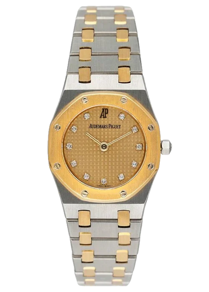 Audemars Piguet Royal Diamond Champagne Dial Ladies Watch