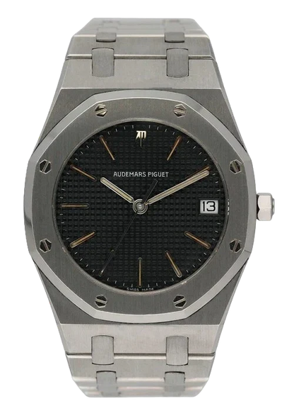 Audemars Piguet Royal Oak Black Dial Stainless Steel Mens Watch