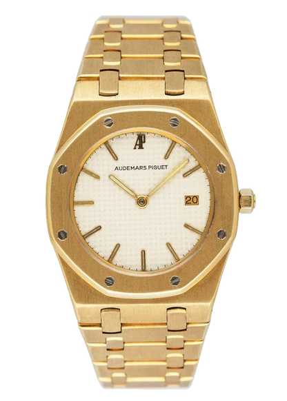 Audemars Piguet Royal Oak Cream Dial 18K Yellow Gold Ladies Watch