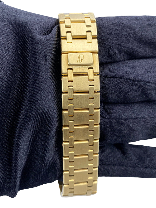 Audemars Piguet Royal Oak Cream Dial 18K Yellow Gold Ladies Watch