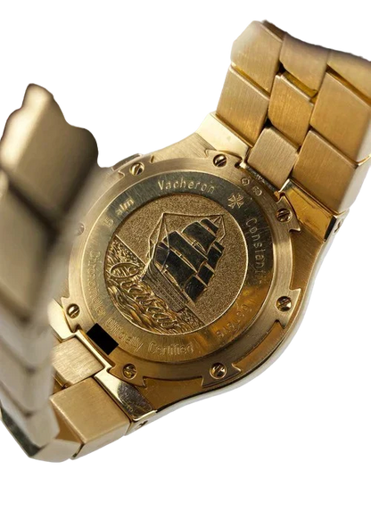 Vacheron Constantin Overseas 42050 18K Yellow Gold Mens Watch