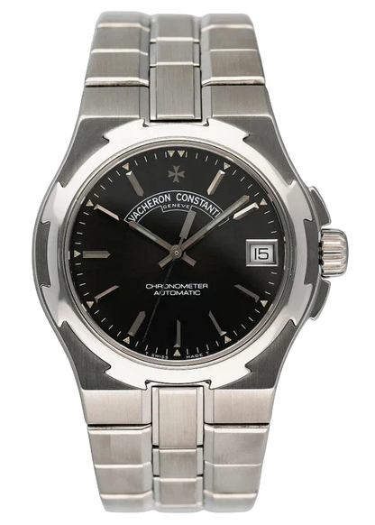 Vacheron Constantin Overseas 42050 Black Dial Stainless Steel Watch