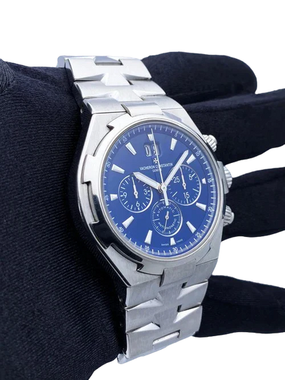 Vacheron Constantin Overseas 49150 Blue Dial Mens Watch With Papers